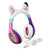 Gabbys Dollhouse Kids Headphones With 3.5Mm Jack, Wired Headphones With Adjustable Headband And Volume Control, Earphones For School, Home, Or Travel (Gabby)