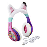 Gabbys Dollhouse Kids Headphones With 3.5Mm Jack, Wired Headphones With Adjustable Headband And Volume Control, Earphones For School, Home, Or Travel (Gabby)