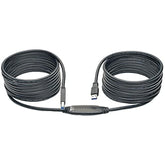 Tripp Lite USB 3.0 SuperSpeed Active Repeater Cable (AB M/M) 25-ft. (U328-025), Black