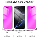 2-Pack iPhone 16 Pro Max 6.9 Inch Privacy Tempered Glass Screen Protector