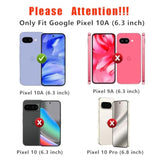 Heavy Duty Rugged Case for Google Pixel 10A with HD Screen Protector, Dual Layer Protective Non-Slip Shockproof Cell Phone Cover, Red