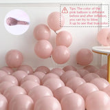 Boho Dusty Pink Balloon Arch Garland Kit 135Pcs Neutral Pink White Sand Ivory Nude Balloons For Girls Baby Shower Birthday Wedding Gender Reveal Party Decorations