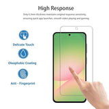 [2+2 Pack Tempered Glass Film For Galaxy A56 5G Screen Protector 2-Pack with Camera Lens Protector 2-Pack