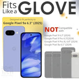 3-Pack Tempered Glass Screen Protector For Google Pixel 9A - Protective 9H Screen Saver Compatible With Phone Cases - For Pixel 9A Tempered Glass - Clear