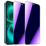 2 Pack Compatible with iPhone 15/iPhone 16 Privacy Screen Protector, Anti-Spy Anti-Blue Light Eye Protection Tempered Glass Film, Scratch Resistant,