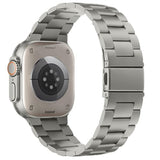 No Tool Needed Bands Compatible with Apple Watch Band 49mm 46mm 45mm 44mm 42mm for Women Men, Stainless Steel Metal Strap Designed for iWatch Ultra