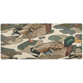 Duck Camo Camouflage Gaming Mouse Pad Large Mousepad Extended Computer Keyboard Desk Pad Non-Slip Desk Mat For Work Office, 31.5 X 15.7 In