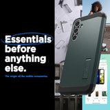 Spigen Tough Armor Designed for Galaxy S23 FE Case (2023) - Abyss Green
