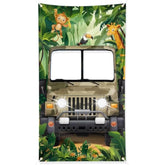 Jungle Safari Photo Prop Fabric Backdrop Door Banner 40x70 Party Decor
