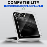4 Pack Screen Protector For Samsung Galaxy Z Flip 7,Hd Tempered Glass,9H Hardness,Case Friendly,Easy Installation,Anti-Shatter,Bubble Free