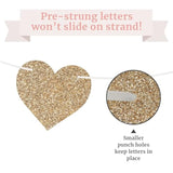 Pre-Strung Thank You For All You Do Banner - No Diy - Gold Glitter Banner - Pre-Strung Garland On 8 Ft Strand - Employee Coworker Staff Teacher Appreciation Decorations & Decor. Did We Mention No Diy