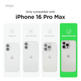 elago Compatible with iPhone 16 Pro Max Case, Premium Liquid Silicone Case, Full Body Protective Cover, Shockproof, Slim Phone, Anti-Scratch Soft Microfiber Lining, 6.9 inch (Black)