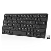 OMOTON Wireless Keyboard, 2.4G Ultra-Slim Computer Keyboard, Portable and Quie