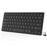 OMOTON Wireless Keyboard, 2.4G Ultra-Slim Computer Keyboard, Portable and Quie