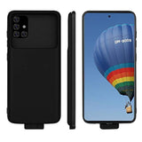Battery Charger Case For Samsung Galaxy A71 5G, 5000Mah Backup Power Bank For Galaxy A71 5G Charging Case Portable Charger A71 5G External Battery Case Black