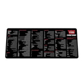 Vim Cheat Sheet Mousepad For Beginner, Software Engineers, Hackers And Programmers - Reference Guide Desk Mat - Gift For Ai Programmer