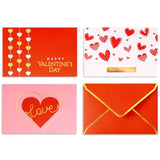 Valentine Cards Boxed With Envelopes - 36 Pk - Bulk Valentine'S Day Cards For Adults 4 X 6 Inches Blank Vintage Valentine Cards For Husband Wife Him Her