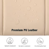 MoKo 13.3-14 Inch Puffy Laptop Sleeve Fit with MacBook Air 13'' M3 2024/2020/2019, MacBook Pro 14'' M3 2024/2023, MacBook Pro 13" M2/M1, Built-in Elastic Band, PU Leather Carrying Case, Sand