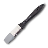 Silicone Color Shaper Brush (Mottler) - A Flat Sharp-Edged Flexible Tool To Apply, Move And Remove Acrylic Paints And Water Based Medium With Precision - A Studio Essential 1 Inch Wide