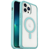 OtterBox Clear case with colorful grip edge for iPhone 13 Pro Max (Only) - DISCOVERY (Clear/Light Blue)