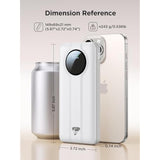 Power Bank, 10000Mah Portable Charger With Built In Cables Fast Charging 22.5W Usb-C In/Out Slim Travel Powerbank Battery Pack For Iphone 16 15 14 13 12 Samsung Galaxy S24 A15 Android Phone