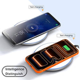 Wireless Charger 20W Max Fast Wireless Charging Pad Compatible with iPhone 17 Pro Max 16 Pro 15 14 Plus 13 12 11,iPhone Xs Max/XR/8,Air Pods Pro/3/4,