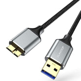 Usb 3.0 Micro B Cable 1.5 Ft, External Hard Drive Cable 5 Gbps High-Speed Usb