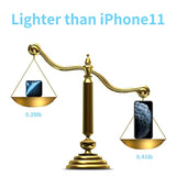 Power Bank The Smallest And Lightest 10000Mah External Battery Ultra-Compact High-Speed Charging Technology Portable Charger For Iphone, Samsung Galaxy S20/21 Silver