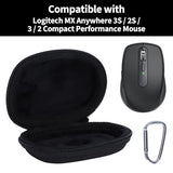 Case Compatible With Logitech Mx Anywhere 3S / 2S / 3/2 Compact Performance Mouse (Graphite)