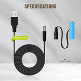 Power Supply Cable For Aa Battery, Replace Aa Battery