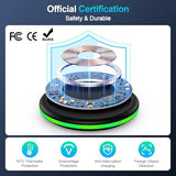 Wireless Phone Charger Samsung Fast Charging Pad for Samsung Galaxy S26/S25 Ultra/S24/S23/S22/S21/S20/Z Flip 7/iPhone 17/16 2Pack 15W Fast Wireless