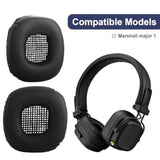 Major I Earpads Replacement Ear Cushions Cover Compatible With Marshall Major I/Major Ii Bluetooth Headphones Earmuffs Comfort Protein Leather And Memory Foam Ear Pads (Black)