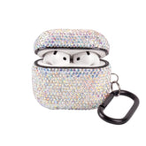 Sparkly Case Compatible With Airpods 4 Generation(2024) With Keychain,Shockproof Protective Premium Bling Rhinestone Cover Skin For Airpods 4 Charging Case (Ab For 4Rd)
