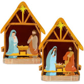 50Pcs Easter Nativity Paper Plates Jesus Religious Themed Party Supplies For Easter Christmas Holy Night Celebrations Disposable Dessert Plates For Nativity Birthday Holiday Decorations