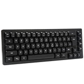 Wired Rgb Gaming Membrance Keyboard. 65 Percent Mini Creamy Led Computer Keyboard .Small Ergonomic Clicky Teclado With Abs Backlit Unreplaceable Keycaps. For Pc Laptop Mac Gamer. (Wb1)