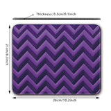 Computer Mouse Pad With Stitched Edge Comfortable Mouse Pads With Non-Slip Rubber Base, Purple, 8X10 Inch