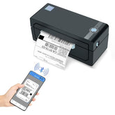 Bluetooth Thermal Shipping Label Printer Wireless 4X6 Shipping Label Printer, Compatible With Android, Iphone, Windows & Mac, Widely Used For Ebay, Shopify, Etsy, Usps(Blue)