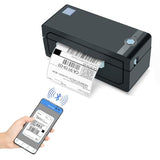 Bluetooth Thermal Shipping Label Printer Wireless 4X6 Shipping Label Printer, Compatible With Android, Iphone, Windows & Mac, Widely Used For Ebay, Shopify, Etsy, Usps(Blue)
