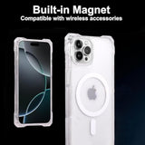 Shockproof Silicone Crossbody Case For Iphone 16 Pro Max – Adjustable Lanyard With Neck & Shoulder Strap – Full Protective Cover (White, Iphone 16 Pro Max)