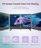22 Inch Tv,1080P Led Widescreen Hdtv With Digital Atsc Tuners, Flat Screen Tv With Hdmi/Vga/Rca/Usb For Kitchen, Rv, Bedroom, Caravan(No Smart Tv)-New Model