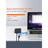 CableCreation Short USB 3.0 Extension Cable 1FT, USB 3.0 A Male to Female Extension Cable Extender Cord for VR, PlayStation, Keyboard, Printer, Space Gray 0.3M