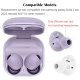 Replacement Earbud Tips For Galaxy Buds Pro 2, Silicone Earbuds, 3 Sizes (Small, Medium, Large), Purple, 6 Pairs
