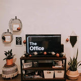 60Pcs The Office Balloons Brown, Black & Silver for Office Theme Birthday Decor