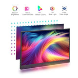 15.6 Inch Portable Monitor Touchscreen With Stand, Portable Travel Monitor 1080P Ips/Hdr Laptop Screen Extenderfor Gaming And Computer Display, Compatible With Laptop Pc Phone Ps4/Ps5 Switch