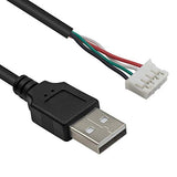 USB to PH2.0 Cable, PH2.0 Female to USB 2.0 Male to 4 pin Data Cable 30cm/12 Inch