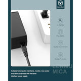 2 Prong Ac Power Cord For Onn 100008736, Jbl Partybox 100 200 300 1000 310 320 710 On-The-Go Bluetooth Speaker, Ion Game Day Party Wireless Speaker Replacement Charger Supply Charging Cable