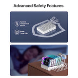 8-Port Usb-C Charging Station For Multiple Devices, With 1 Pd 20W Port Supports Fast Charging, 8Pcs Mixed Charging Cables And 1Pcs Upgraded Holder For Lwatch Charger & Air-Pods, White