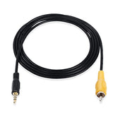 3.5 Mm To Rca Video Cable 1/8 Inch Male Plug To Rca Male Audio Adapter Cable F