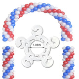 80 Balloon Clips, 100 Glue Dots & Tie Connector for Wedding Party Arch Tool