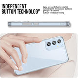 For Samsung Galaxy A54-5G Case: Military-Grade Shockproof Phone Cover With Tempered Glass Screen Protector, Anti-Scratch & Reinforced Bumpers - Crystal Clear